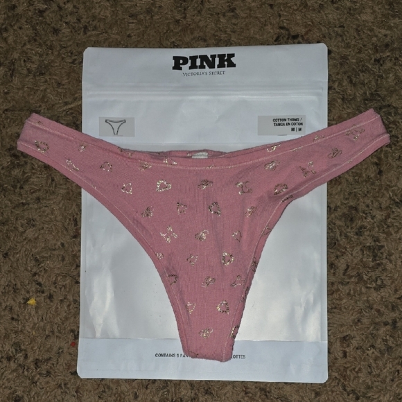 PINK Victoria's Secret Womens High Rise Panties Set - Red, Pink, Black - Picture 5 of 7